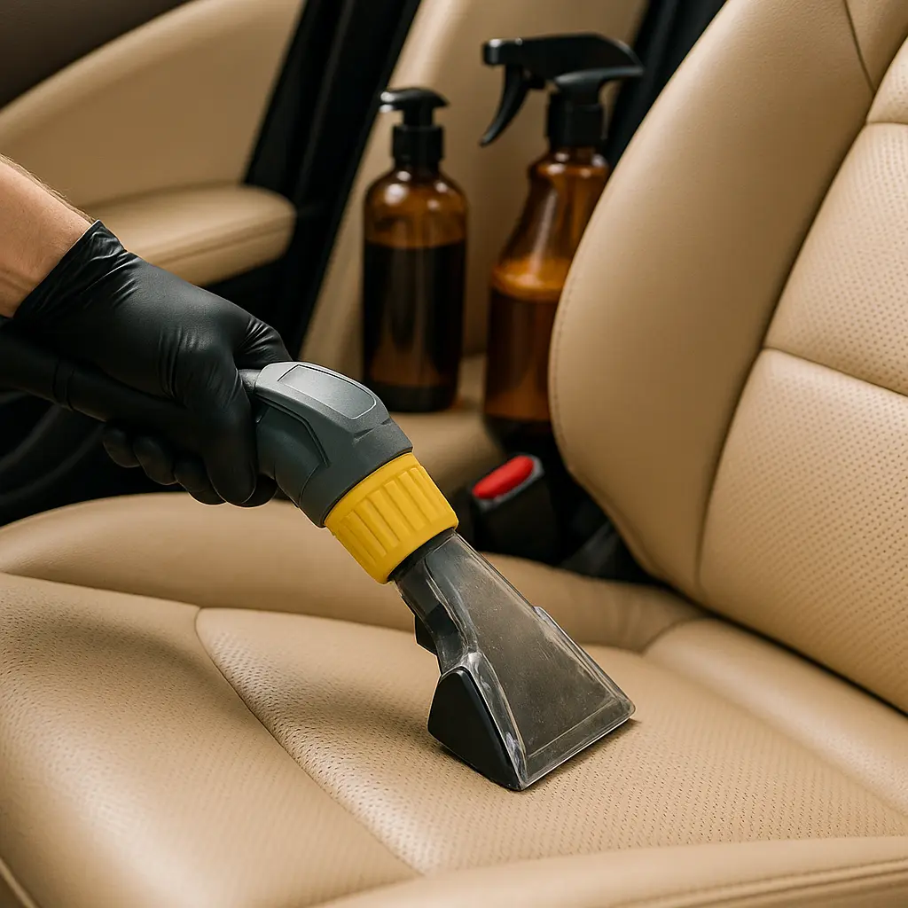 Čištění interiéru auta v Praze