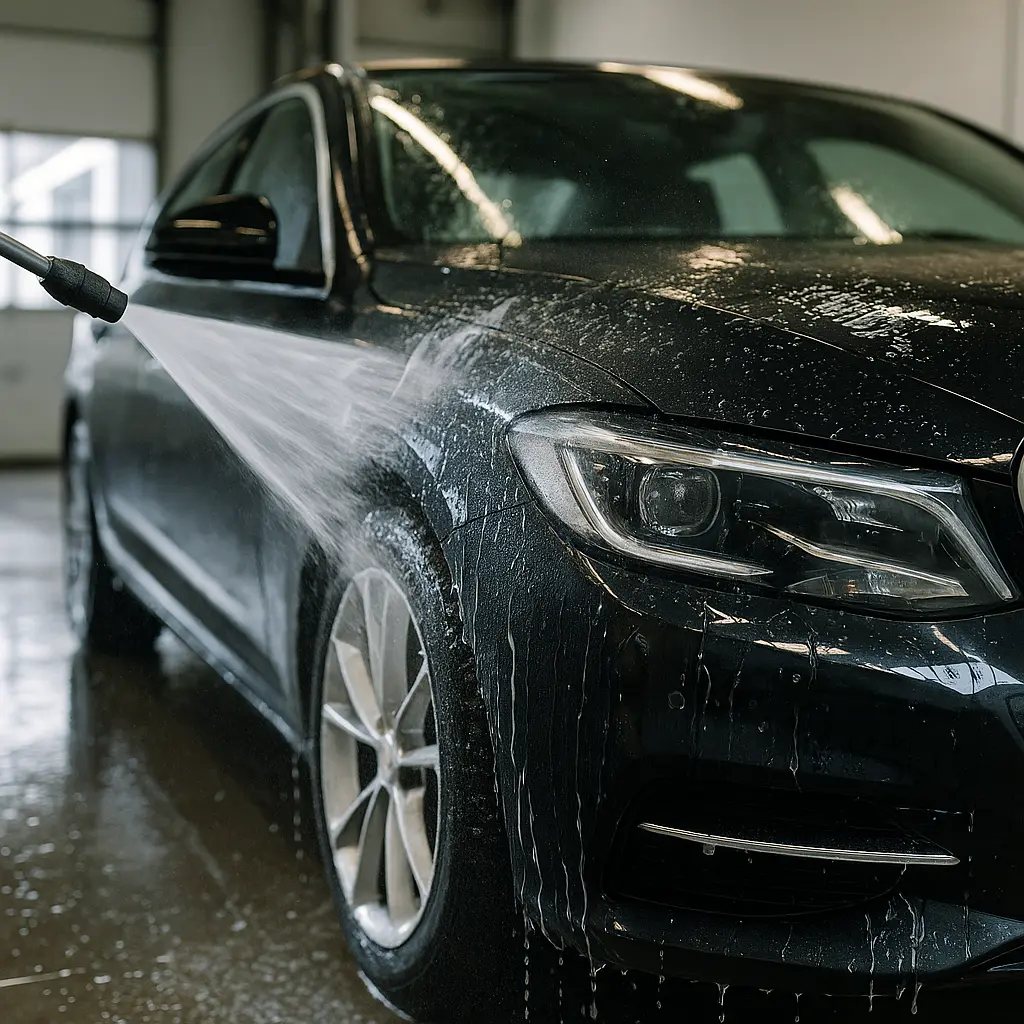 Mytí karosérie auta